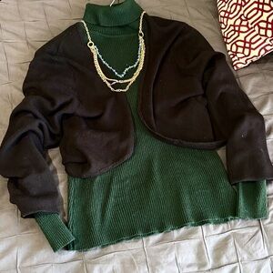 Baby & Eden Elegant Black Shrug/sweater